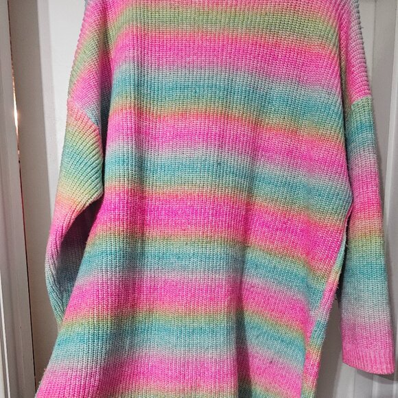 Torrid Rainbow Ombre Sweater - Picture 2 of 9